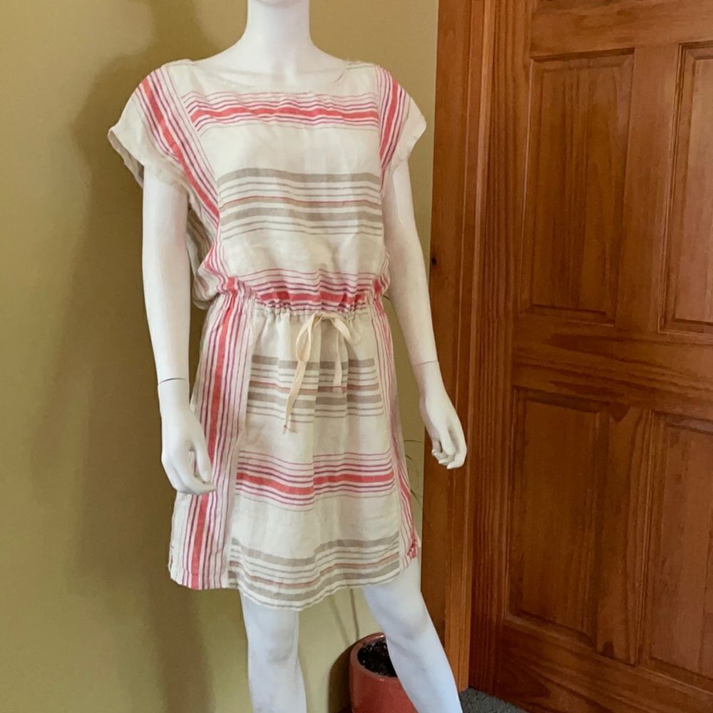 Loft M Linen One Piece Dress